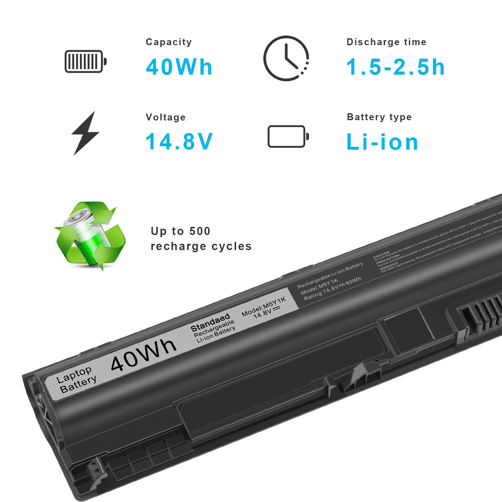 M5Y1K Battery for Dell Inspiron 3451 3458 5455 5551 5555 5558 M5Y1K Battery for Dell Inspiron 3451 3458 5455 5551 5555 5558